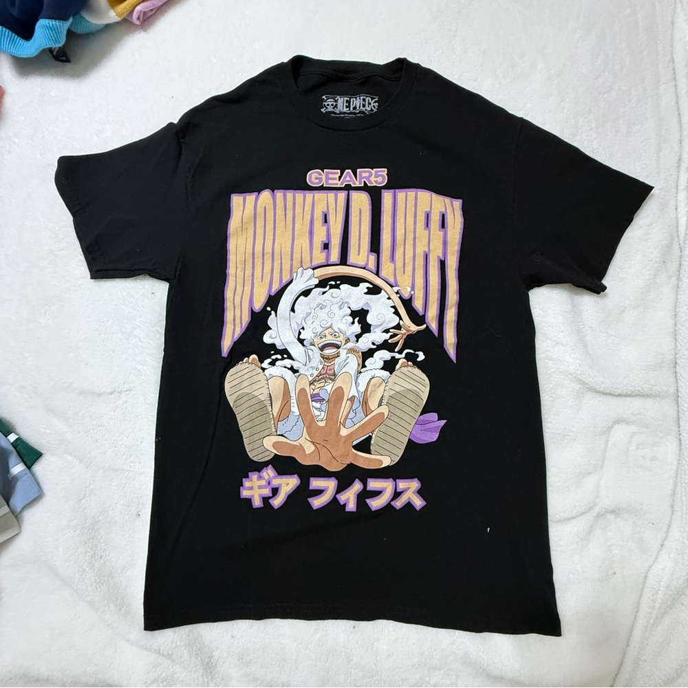 Onepiece Black Gear 5 Luffy Graphic Tee